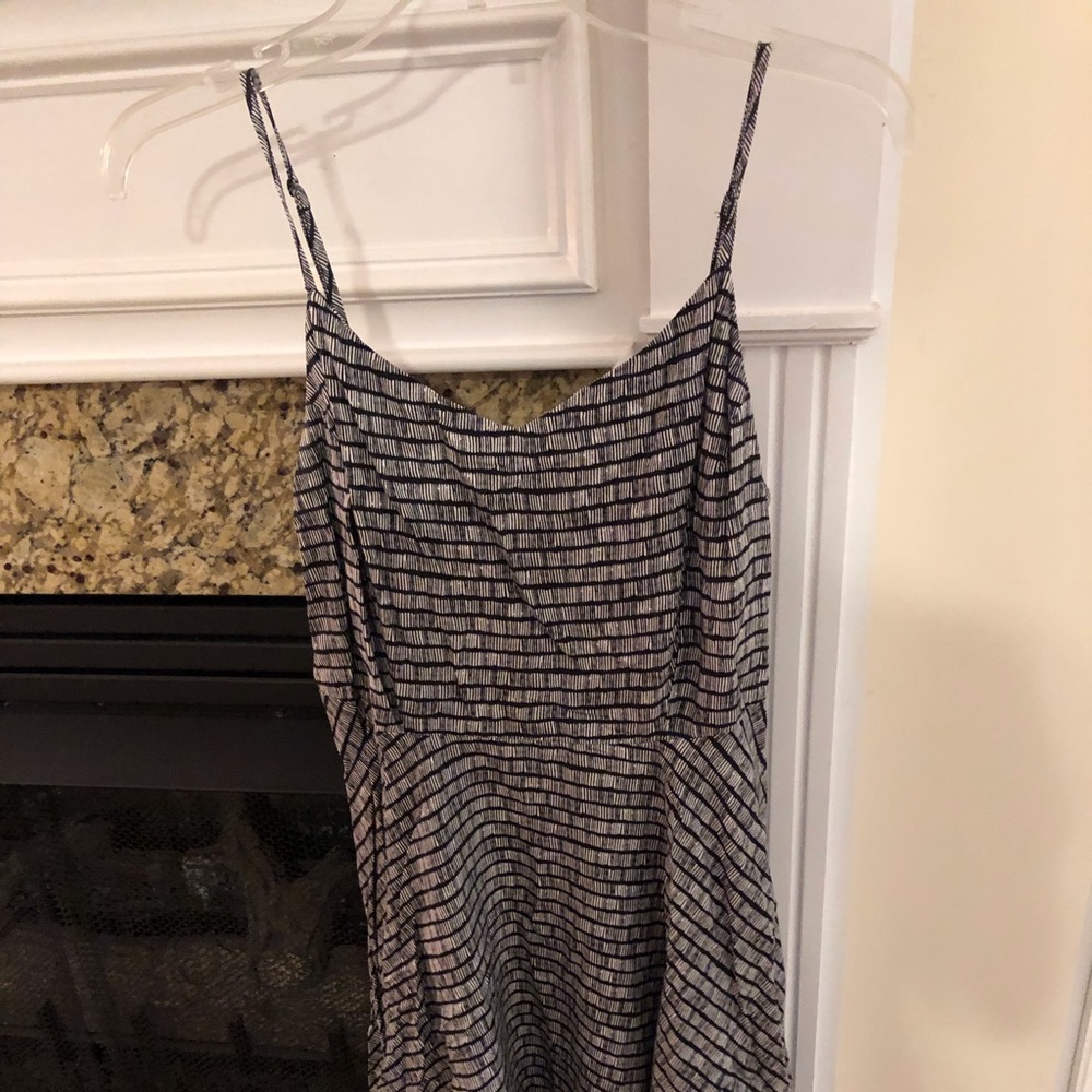 Black and white summer dress